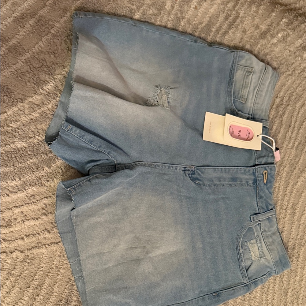 Light Blue Jean Shorts